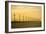 Line of Wind Turbines-Owen Franken-Framed Photographic Print