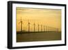 Line of Wind Turbines-Owen Franken-Framed Photographic Print