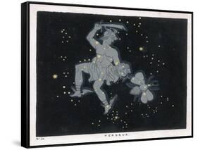 Line Passing Through the Three Great Stars of Andromeda-Charles F. Bunt-Framed Stretched Canvas