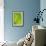 Line Study Green-Charles McMullen-Framed Art Print displayed on a wall