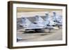 Line-Up of Brazilian Air Force F-2000 Aircraft at Natal Air Force Base, Brazil-Stocktrek Images-Framed Photographic Print