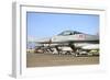 Line-Up of F-16A Mlu of the Royal Danish Air Force at Naval Air Station Sigonella-Stocktrek Images-Framed Photographic Print