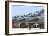 Line-Up of Hellenic Air Force F-16 Aircraft-Stocktrek Images-Framed Photographic Print