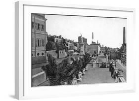 Line Wall Boulevard, Gibraltar, Early 20th Century-VB Cumbo-Framed Giclee Print