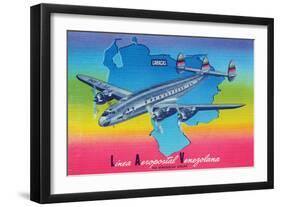 Linea Aeropostal Venezolana; the Venezuelan Airline-null-Framed Art Print