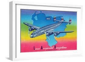 Linea Aeropostal Venezolana; the Venezuelan Airline-null-Framed Art Print
