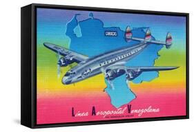 Linea Aeropostal Venezolana; the Venezuelan Airline-null-Framed Stretched Canvas