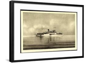 Linea Celere Di Lusso, Dampfer Capri, Navigazione-null-Framed Giclee Print