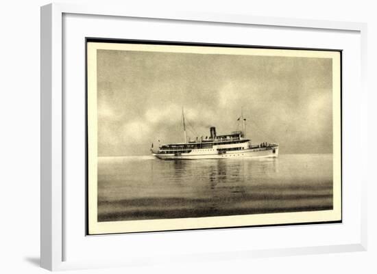 Linea Celere Di Lusso, Dampfer Capri, Navigazione-null-Framed Giclee Print