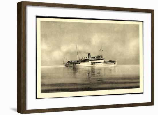 Linea Celere Di Lusso, Dampfer Capri, Navigazione-null-Framed Giclee Print