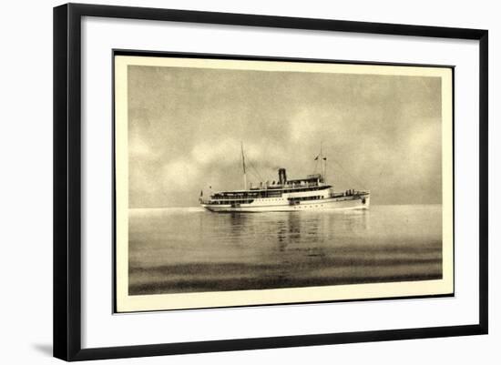 Linea Celere Di Lusso, Dampfer Capri, Navigazione-null-Framed Giclee Print