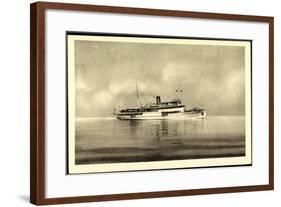 Linea Celere Di Lusso, Dampfer Capri, Navigazione-null-Framed Giclee Print