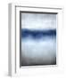 Linear Blue Horizon-Kari Taylor-Framed Premium Giclee Print