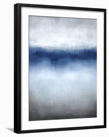 Linear Blue Horizon-Kari Taylor-Framed Giclee Print