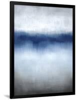 Linear Blue Horizon-Kari Taylor-Framed Giclee Print