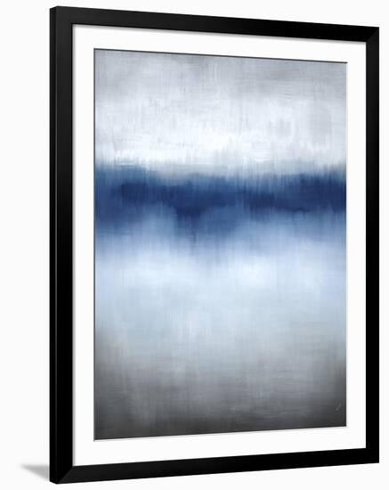 Linear Blue Horizon-Kari Taylor-Framed Giclee Print