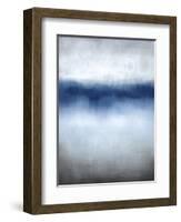 Linear Blue Horizon-Kari Taylor-Framed Giclee Print