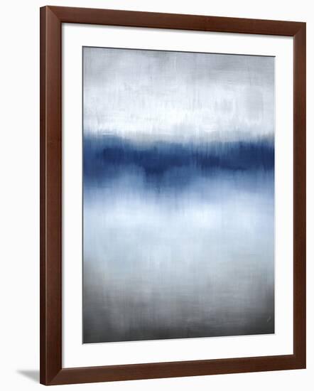 Linear Blue Horizon-Kari Taylor-Framed Giclee Print