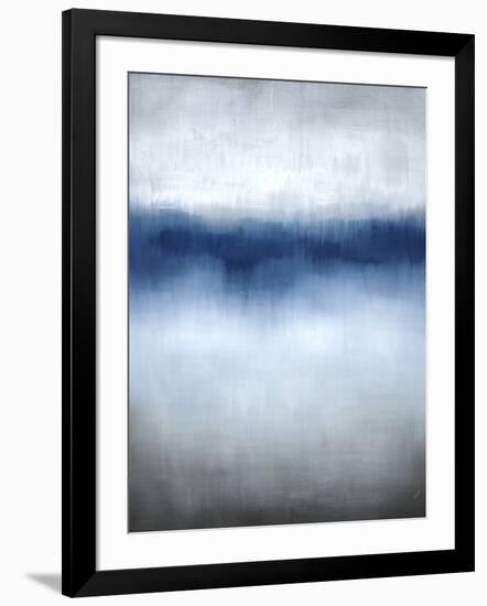 Linear Blue Horizon-Kari Taylor-Framed Giclee Print