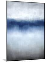 Linear Blue Horizon-Kari Taylor-Mounted Giclee Print