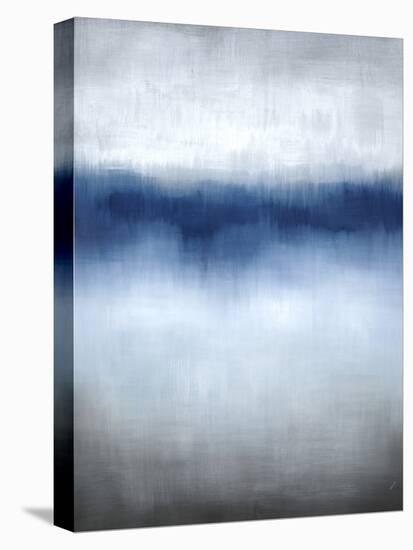 Linear Blue Horizon-Kari Taylor-Stretched Canvas