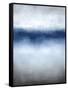 Linear Blue Horizon-Kari Taylor-Framed Stretched Canvas