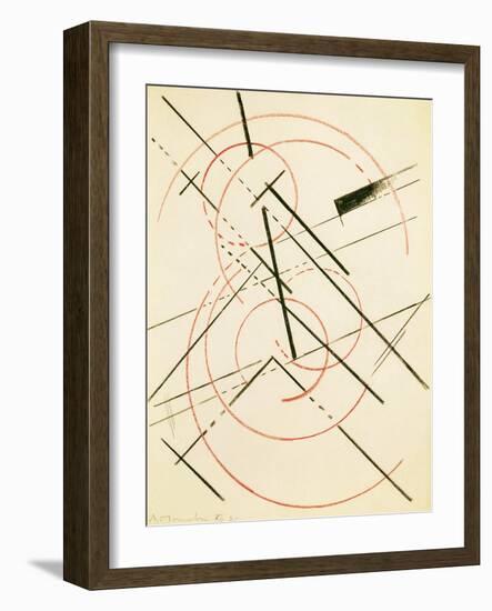 Linear Composition-Lyubov Sergeevna Popova-Framed Giclee Print