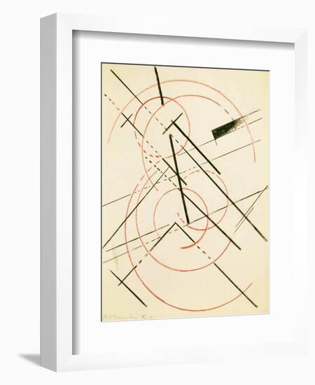 Linear Composition-Lyubov Sergeevna Popova-Framed Giclee Print