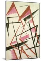 Linear Construction, c.1921-Liubov Sergeevna Popova-Mounted Giclee Print