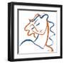 Linear Contemplation - Bright-Marsha Hammel-Framed Giclee Print