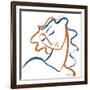 Linear Contemplation - Bright-Marsha Hammel-Framed Giclee Print