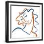 Linear Contemplation - Bright-Marsha Hammel-Framed Giclee Print