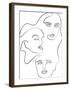 Linear Dream - Trio-Aurora Bell-Framed Giclee Print