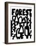 Linear Forest-Sarah Corynen-Framed Giclee Print
