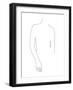 Linear Poetry - Posture-Aurora Bell-Framed Giclee Print