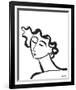 Linear Portrait - Daydreams-Marsha Hammel-Framed Giclee Print