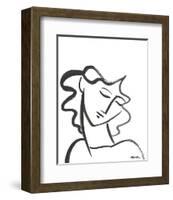 Linear Portrait - Reflection-Marsha Hammel-Framed Art Print