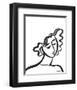 Linear Portrait - Reverie-Marsha Hammel-Framed Art Print