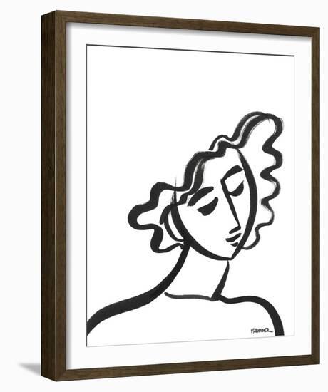 Linear Portrait - Reverie-Marsha Hammel-Framed Giclee Print