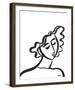 Linear Portrait - Reverie-Marsha Hammel-Framed Giclee Print