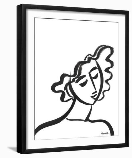 Linear Portrait - Reverie-Marsha Hammel-Framed Giclee Print