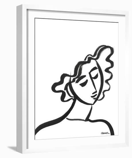 Linear Portrait - Reverie-Marsha Hammel-Framed Giclee Print