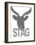 Linear - Stag-Myriam Tebbakha-Framed Giclee Print