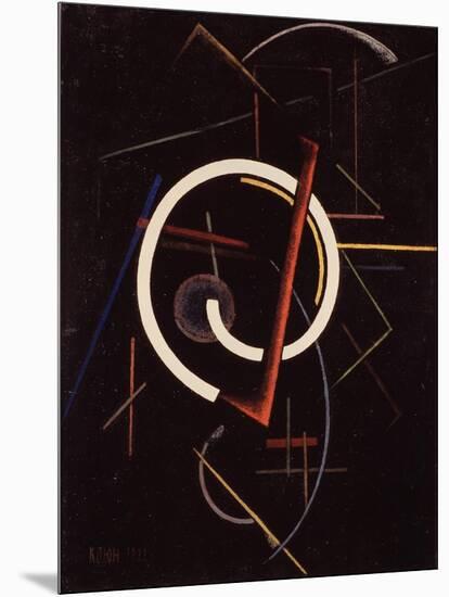 Linear Structure, 1922-Ivan Vassilyevich Klyun-Mounted Giclee Print