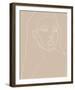 Linear Style - Gaze-Aurora Bell-Framed Giclee Print