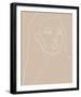 Linear Style - Gaze-Aurora Bell-Framed Giclee Print