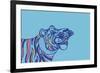 Linear Tiger-null-Framed Giclee Print