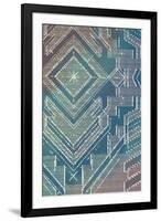 Lined Batik Pattern I-null-Framed Art Print