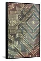 Lined Batik Pattern II-null-Framed Stretched Canvas