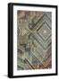 Lined Batik Pattern II-null-Framed Premium Giclee Print